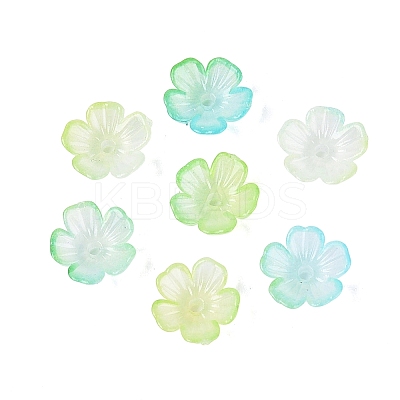 Transparent Plastic Bead Caps KY-Q005-02A-03-1