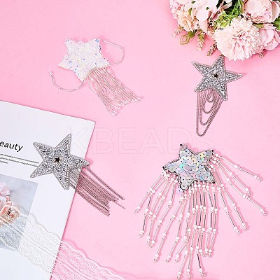 4Pcs Cloth Star PATC-CY0001-08B-1