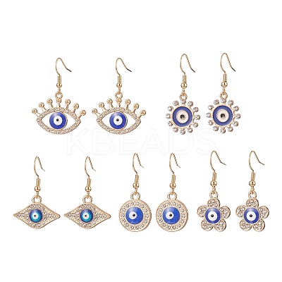 304 Stainless Steel Dangle Earrings EJEW-JE05178-1