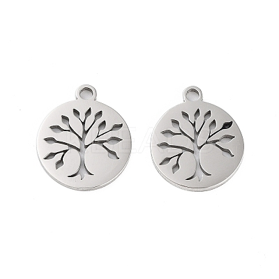 Non-Tarnish 316 Surgical Stainless Steel Charms STAS-C096-11A-P-1