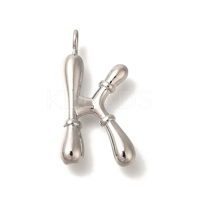 Rack Plating Brass Pendants KK-I722-08P-K-1