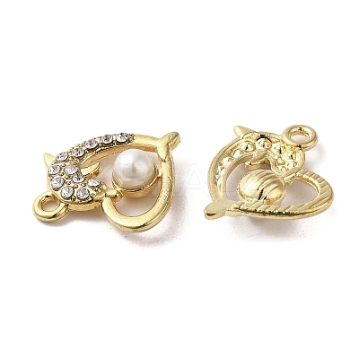 Alloy with Crystal Rhinestone Pendants FIND-B032-13G-01-1