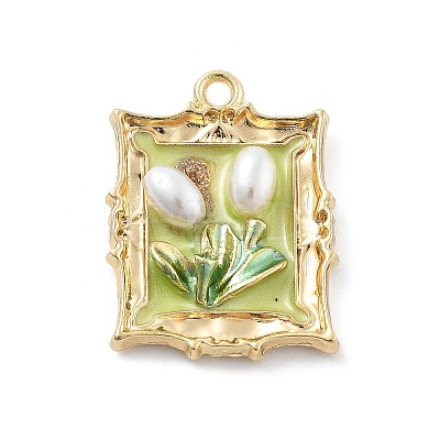 Alloy Enamel Pendants FIND-G089-02G-05-1
