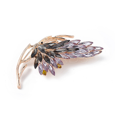 Rhinestone Butterfly Brooch Pin LS-JEWB-P016-03LG-02-1