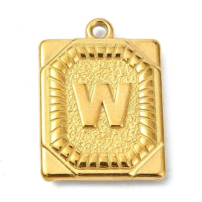 Ion Plating(IP) 304 Stainless Steel Pendants STAS-U033-01G-W-1