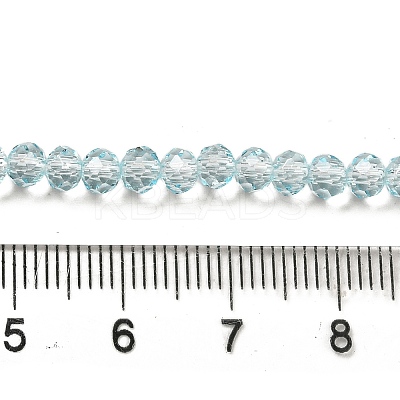 Transparent Baking Paint Glass Beads Strands LS-DGLA-A034-T4mm-D06-1