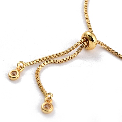 Adjustable Brass Slider Bracelets BJEW-L652-17-G-1