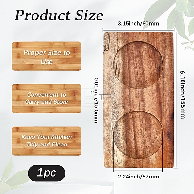 Wooden Carved Cup Mats AJEW-WH20048-39C-1