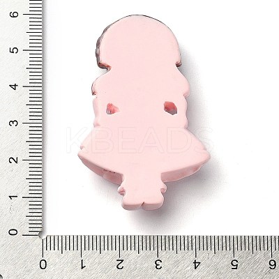 Cartoon Girls Opaque Resin Decoden Cabochons RESI-S392-04A-04-1