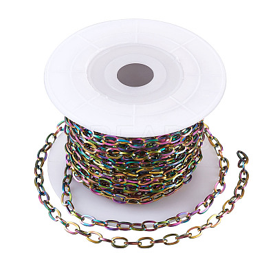 PVD Vacuum Plating 304 Stainless Steel Cable Chains CHS-TA0001-03MC-1