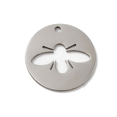Non-Tarnish 201 Stainless Steel Pendants STAS-E206-02P-01-1