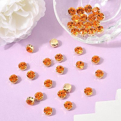 Preciosa® MAXIMA Crystal in Sew-On Cup Y-PRC-SS34-90310-G-1