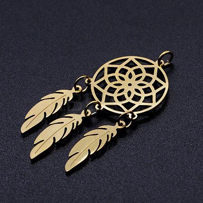 201 Stainless Steel Pendants STAS-S105-JN355-2-1