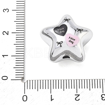 Printed Opaque Acrylic Beads AC-CBA7C46-01A-1