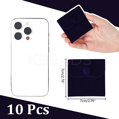 10Pcs Velvet Jewelry Pouches AJEW-NB0005-66F-1