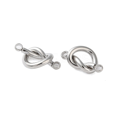 Non-Tarnish 304 Stainless Steel Connector Charms STAS-G338-04P-1
