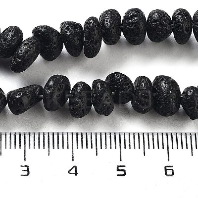 Natural Lava Rock Beads Strands G-D085-A01-01-1