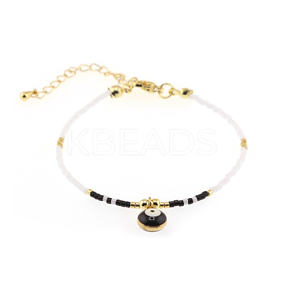 Bohemian Alloy Enamel Charm Bracelets BL3978-1-1
