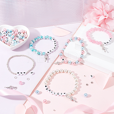DIY Imitation Pearl Bracelet Making Kits DIY-PH0008-83-1