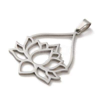 Non-Tarnish 304 Stainless Steel Pendants STAS-O005-07P-1