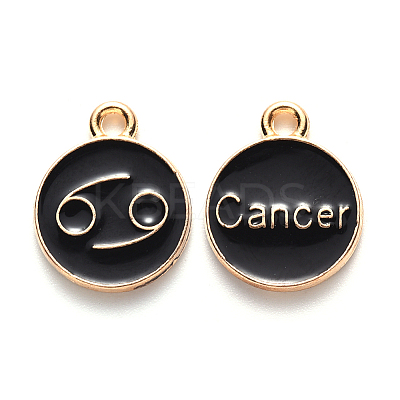 Alloy Enamel Pendants LS-ENAM-S124-01A-08D-1