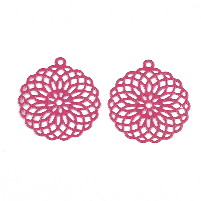 430 Stainless Steel Filigree Pendants LS-X-STAS-S108-03E-1