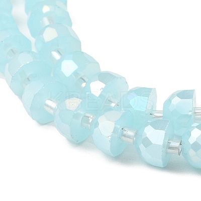 AB Color Plate Glass Beads Strands EGLA-P051-02A-A04-1
