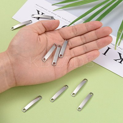 Tarnish Resistant Rectangle 304 Stainless Steel Links connectors STAS-I045-38-1