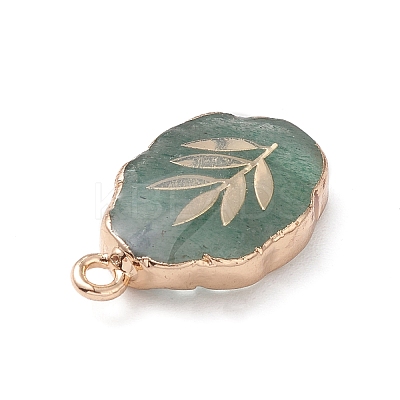 Natural Green Strawberry Quartz Pendants LS-G-K333-01G-1