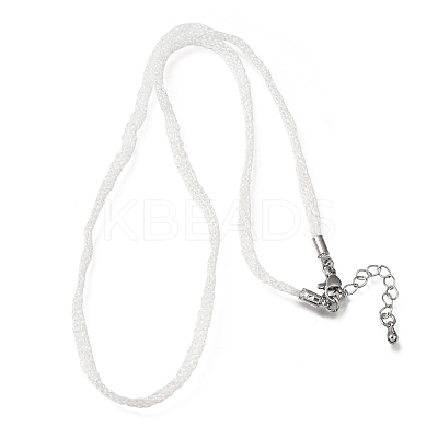 3.5MM Polyester Metallic Cord Braided Cord Necklace Making FB-CBAA152-01P-10-1