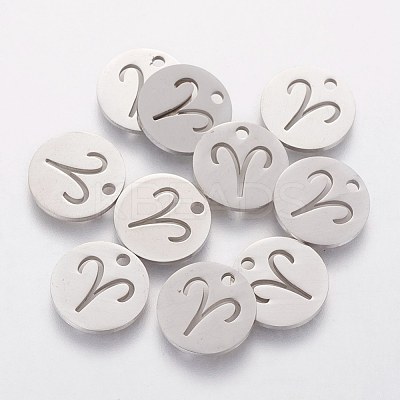 Non-Tarnish 304 Stainless Steel Charms STAS-Q201-T095-1-1