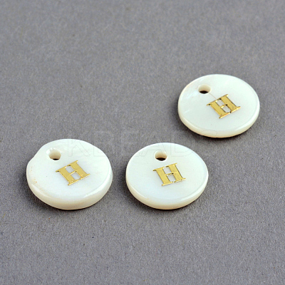 Freshwater Shell Pendants SSHEL-S249-H-1