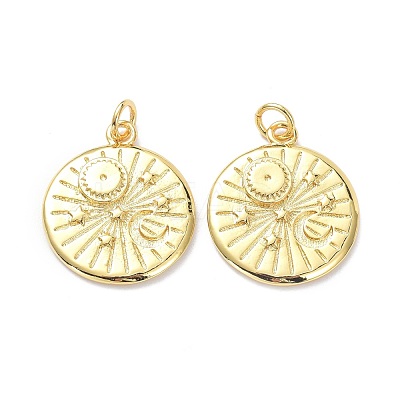 Brass Pendants KK-L206-018G-1