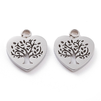 Non-Tarnish 304 Stainless Steel Charms LS-STAS-Y002-05P-1