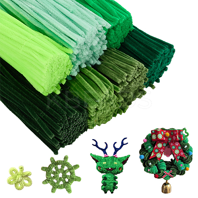 7 Bags 7 Colors DIY Plush Sticks DIY-FG0008-35-1