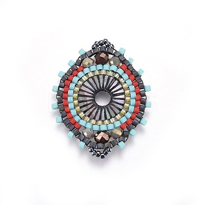 MIYUKI & TOHO Handmade Japanese Seed Beads Links SEED-A029-DA36-1