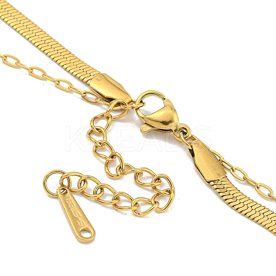 Ion Plating(IP) 201 Stainless Steel Pave Clear Cubic Zirconia Double Layer Cross with Wings Pendant Necklaces NJEW-K270-14G-1