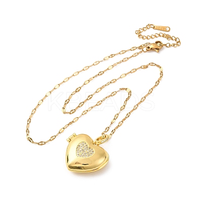 304 Stainless Steel Neacklace NJEW-R028-02G-1