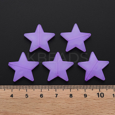 Imitation Jelly Acrylic Beads MACR-S373-90-E04-1
