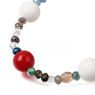 Electroplate Mixed Styles Glass Beads Strands GL-CBA07C4-01-1