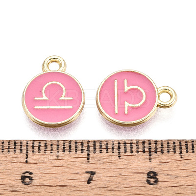 Alloy and Enamel Charms ENAM-T021-28F-1