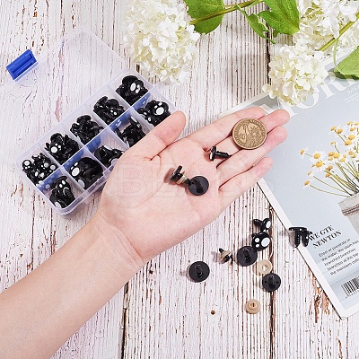 Resin Craft Doll Eyes DIY-WH0126-01-1
