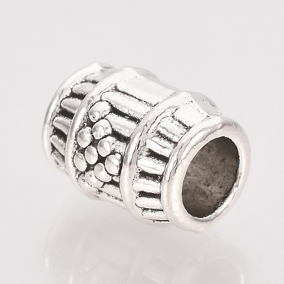Tibetan Style Alloy European Beads X-TIBE-T011-12AS-FF-1