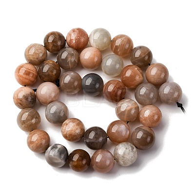 Grade AA Natural Multi-Moonstone Bead Strands G-M296-01-12mm-01-1