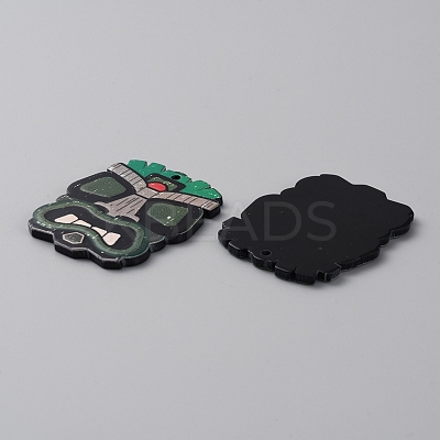Acrylic Pendants LS-MACR-WH0010-08B-1