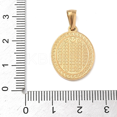 304 Stainless Steel Pendants STAS-D207-18G-1