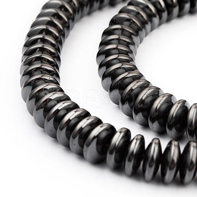 Non-Magnetic Synthetic Hematite Beads Strands G-D015-20-1