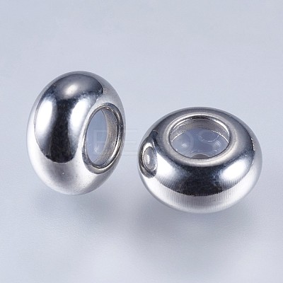 201 Stainless Steel Beads STAS-F145-06P-F-1