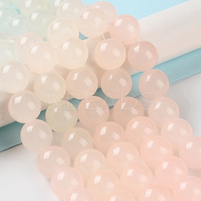 (Defective Closeout Sale: Fading) Imitation Jade Glass Beads Strands DGLA-XCP0001-13-1