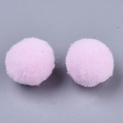 DIY Doll Craft Polyester High-elastic Pom Pom Ball AJEW-R093-01-C13-1